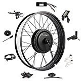 EBIKELING Waterproof Ebike Conversion Kit for Electric Bike 26" Fat Front or Rear Wheel Electric Bicycle Hub Motor Kit