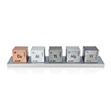 MIDWEST TUNGSTEN SERVICE Element 1 inch Cube Set (Tungsten/Copper/Titanium/Aluminum/Magnesium)