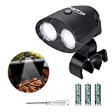 RVZHI Barbecue Grill Light, Upgraded Portable Outdoor Super Bright LED BBQ Lights with Two Kinds of Brightness, 360 Degree Flexible Rotation & Sturdy Heat-Resistant Material, 3 Batteries Included