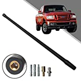 Beneges 13 Inch Flexible Rubber Replacement Antenna Compatible with 1982-2011 Ford Ranger, Optimized FM/AM Reception.