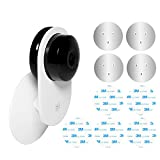 4 Pack Wall Mount for Yi Home Security Camera, No Punching, Extremely Simple Installation (Camera is NOT Included)