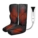 QUINEAR Leg Massager with Heat Air Compression Massage for Foot & Calf Helpful for Circulation and Muscles Relaxation(FSA or HSA Approved)