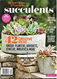 Better Homes & Gardens Magazine Succulents 2019