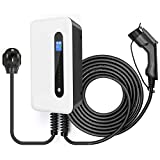 LEFANEV 40A EV Charger Level 2 Station, Wall Electric Vehicle (EV) Charging Station (NEMA14-50,20Ft,220V -240V, SAE J1772) for All Electric Vehicles