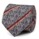 Star Wars Mandalorian Stripe Gray Men's Tie