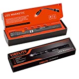 Mens Gifts Magnet 3 LED Magnetic Pickup Tool, Telescoping Flexible Extensible Led Flashlights, Perfect Mechanic Pick-up Tools Gifts for Men, 4 in 1 Multi Tool (Gun's Color)