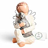 linkfino Dog’s Angel of Friendship Pet Loss Angel Gifts Dog Memorial Angel Gifts Passed Away Dog Gifts, Angel Dog Remembrance Gift for a Grieving Pet Owner, Sculpted Hand-Painted Figure