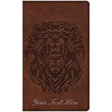 Personalized Bible Custom Text Your Name ESV Thinline Holy Bible TruTone Royal Lion Brown English Standard Version Custom Made Gift for Baptism Christenings Birthdays Celebrations