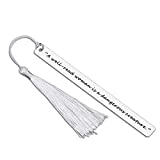 Book Lover Appreciation Gifts for Women Female Friend Bookmark with Tassel for Book Lovers Teacher Boss Lady Her Birthday Christmas Gifts for Book Reader Bookworms A Well Read Woman Stocking Stuffers