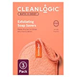 Cleanlogic Exfoliating Soap Saver Assorted Colors, 3 count