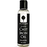 Cast Iron Sam's 100% Natural Cast Iron Seasoning Oil - Clean, Condition, Protect and Care for Your Cookware  Cast Iron Oil for All Iron Pans, Skillets, Griddles, Dutch Ovens, Woks.