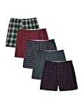 Fruit of the Loom mens Tag-free Boxer Shorts Underwear, Woven - Assorted Colors, X-Large US