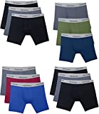 Fruit of the Loom Men's 12-Pack Everlight Boxer Briefs Breathable Blend (Large (36-38) Assorted