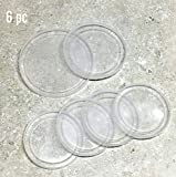 ALAZCO 6pc BPA-Free Can Covers - Large Medium & Small Plastic Tight Seal Lids for Canned Goods or Pet Dog Cat Food Saver Reusable