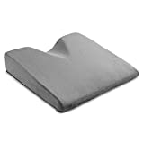ComfySure Wedge Car Seat Cushion and Office Chair Cushion - Memory Foam Tailbone Pain Relief Cushion for Driving, Office Chair, Gaming Chair - Orthopedic Support for Lower Back, Tailbone, Coccyx, Hips