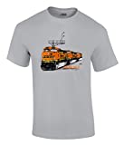 Daylight Sales BNSF ES44DC Authentic Railroad T-Shirt [38] (Youth, Small, Grey)
