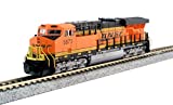 Kato USA Model Train Products N GE ES44AC BNSF Swoosh #5977, BNSF Orange and Black, (176-8941)
