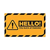 Andaz Press Funny Bad Parking Cards, Hello You Suck At Parking Prank Driving Fake Ticket Violation Gag Note Cards, Fun for Revenge Road Justice, For Men, Women, Him, Her, 100-Pack, 2 x 3.5-Inch