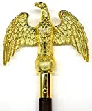 US Flag Factory 7 Inch Gold Eagle Ornament (ABS) for Indoor Flag Pole