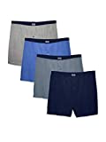 Fruit of the Loom mens Tag-free Boxer Shorts Underwear, Knit - Assorted Colors, X-Large US