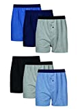 Hanes Men's ComfortSoft Boxer with Comfort Flex Waistband, Assorted-6 Pack, Small