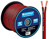InstallGear 14 Gauge AWG 100ft Speaker Wire True Spec and Soft Touch Cable Wire - Red/Black (Great Use for Car Speakers, Stereos, Home Theater Speakers, Surround Sound, Radio)