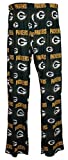 Green Bay Packers Men's Scatter Pattern Pajama Lounge Pants Multi Color 2XL 44-46