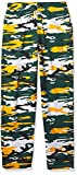 Zubaz Men's Standard Camo Lounge Pants, Green/Gold, Medium