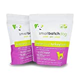 Smallbatch Pets Freeze-Dried Premium Raw Food Diet for Dogs, 2-Pack, Turkey Recipe, 14 oz in Each Bag (28 oz Total), Made in The USA, Organic Produce, Humanely Raised Meat, Hydrate and Serve Patties