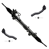 Detroit Axle - Complete Power Steering Rack and Pinion Assembly + 2 Outer Tie Rods for 2007-2014 Ford Edge & Lincoln MKX
