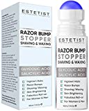 Razor Bump Stopper Solution for Ingrown Hair - Skin Care Treatment for Face, Neck, Bikini Area, Legs and Underarm Area - After Shave Serum for Men and Women - With Salicylic Acid, Glycolic Acid