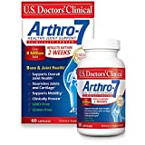 U.S. Doctors’ Clinical Arthro-7 Original Formula for Joint Health & Mobility with Collagen, MSM, Vitamin C, Turmeric to Support Healthy Joints & Cartilage Formation [1 Month Supply – 60 Capsules]