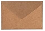 Blank Flat Cards and Envelopes 5" x 7" Brown Kraft 100 Pack of Envelopes and Cards for Wedding, Graduation, Baby Shower, Greeting Card (Kraft Envelopes with Cards)