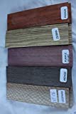 Payne Bros Custom Knives Variety pack of 5 wood scales, 5 INCH, for knife making - gun grps - craft supplies (VP18)