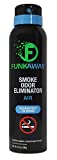 FunkAway Smoke Odor Eliminator Spray for Air, 3.4 oz, Eliminates Extreme Cigarette, Cannabis, Cigar and Campfire Smoke Odors, Instantly Refresh Smoky Air