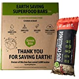 Bug Challenge Cricket Protein Bar - Spicy Apple Carrot Flavored Tasty and Healthy Snack with Crickets. Highly Nutritious, Low Calories eco-Friendly. Gluten Free, High Fiber. 1.8oz (Pack of 8)