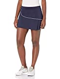 Lacoste Women's Sport Semi Fancy Golf Skirt, Navy Blue/White, 6