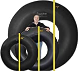 Bradley 44" Rubber Snow Tube | River Rafting, Sledding Float | Pool Closing Inner Tube | Truck Inner Tubes