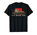 T-34 Russian T34 Medium Tank WW2 Soviet Russia Tanks Gift T-Shirt