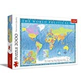 Trefl Red 2000 Piece Puzzle - Political map of The World