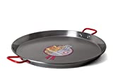 Garcima 22-Inch Carbon Steel Paella Pan, 55cm