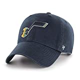 NBA Team Color Clean Up Adjustable Hat, Adult (Utah Jazz Navy)