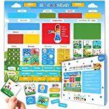 Simply Magic Kids Calendar - My First Daily Magnetic Calendar for Kids - Amazing Learning Toys for Toddlers - Preschool Classroom Calendar for Fridge or Wall - Weather Chart, Feelings, Days