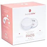 Thinnest Pads Ever. Bundlebliss Disposable Ultra Thin Nursing Breast Pads. 60 Highly Absorbent Breastfeeding Milk Pads.