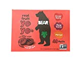 BEAR THE BIG CAVE Yoyos Fruit Rolls, Mango, Raspberry, Strawberry, 24 Count