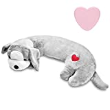 Moropaky Heartbeat Toy for Puppy Dog Anxiety Relief Behavioral Aid Toy Training Toy, Grey