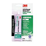 3M Marine Adhesive Sealant Fast Cure 4200 (05260)  Semi-Permanent Flexible Adhesive Sealant for Boats and Marine Applications  White  3 Ounces