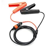 Jackery PowerCable 12V Automobile Lead-Acid Battery Charging Cable, Cigarette Lighter Plug to Alligator Battery Clamps for Car Battery, Compatible with Solar Generator Explorer 1000/500/300/240