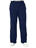 Fruit of the Loom Men's Fleece Sweatpants, Navy, Large