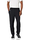 Russell Athletic Men's Dri-Power Closed-Bottom Sweatpants with Pockets, Black, X-Large